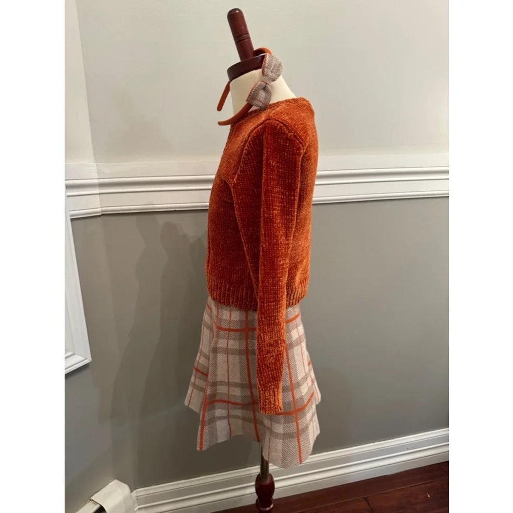 Tommy Bahama | Girls Sweater & Skirt Set with Headband | Size 5/6 (S)